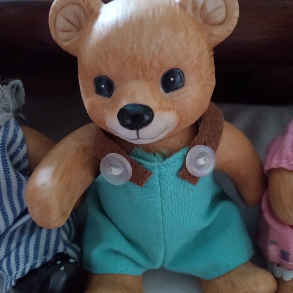 Homco vintage porcelain Bear collection - Picture 4 of 8